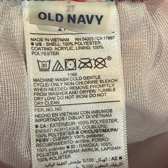 Old Navy White Polyester Garment - Picture 5 of 6